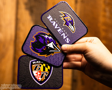 Baltimore Ravens - SET of 3 Magnets