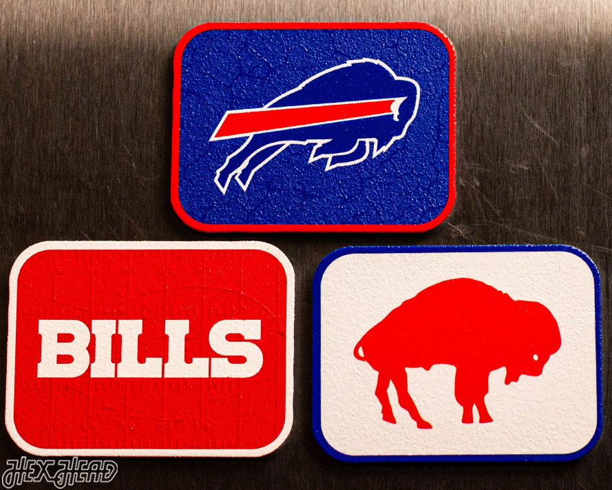 Buffalo Bills - SET of 3 Magnets