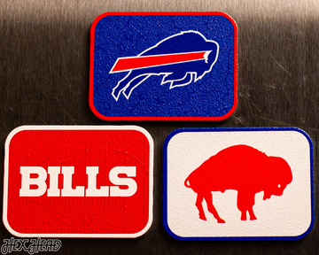 Buffalo Bills - SET of 3 Magnets