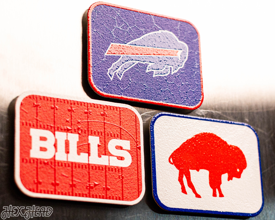 Buffalo Bills - SET of 3 Magnets