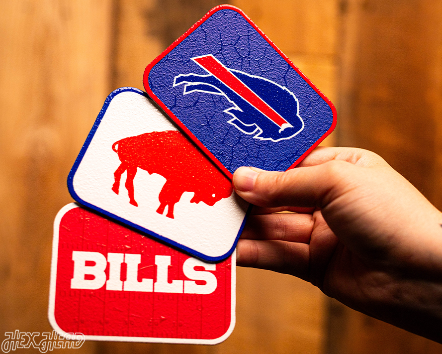 Buffalo Bills - SET of 3 Magnets