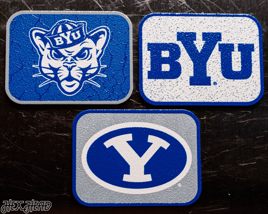 Brigham Young Cougars BYU - SET of 3 Magnets