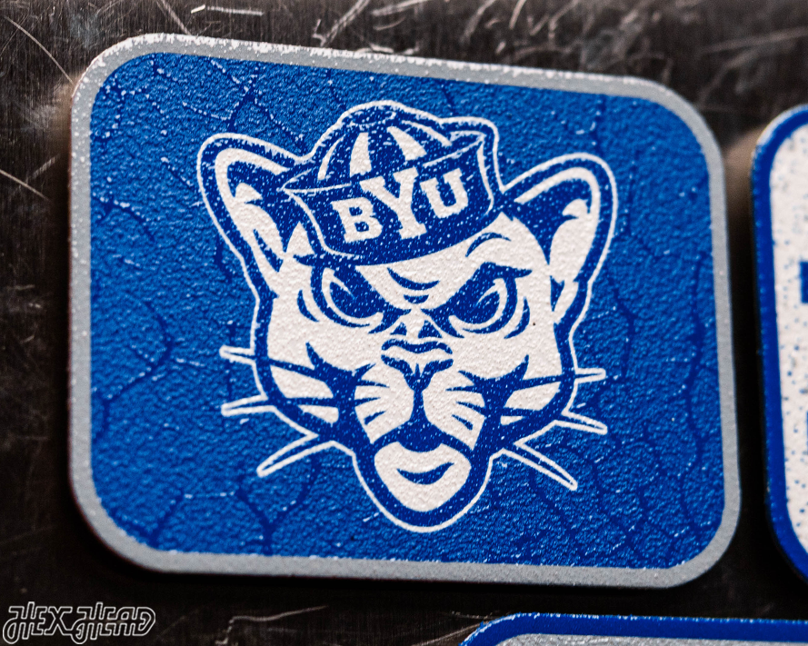 Brigham Young Cougars BYU - SET of 3 Magnets