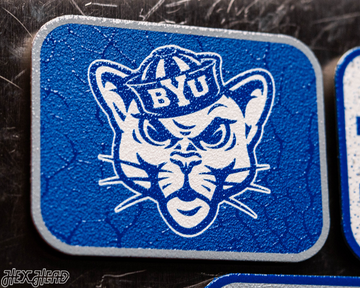 Brigham Young Cougars BYU - SET of 3 Magnets