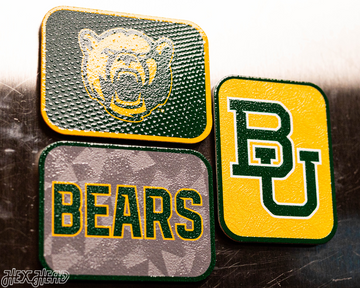 Baylor Bears - SET of 3 Magnets