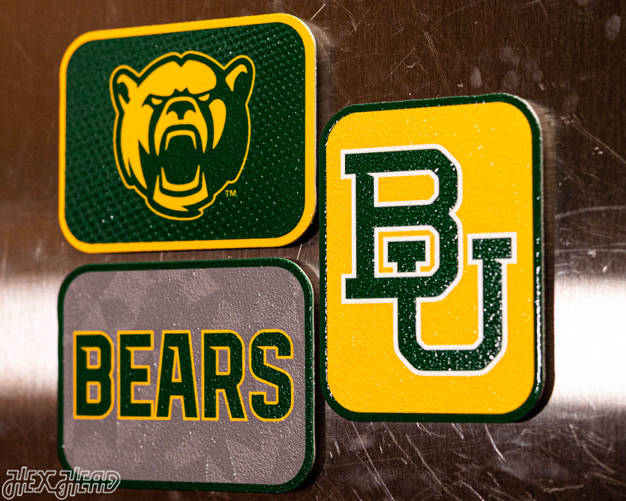 Baylor Bears - SET of 3 Magnets