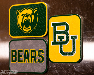 Baylor Bears - SET of 3 Magnets