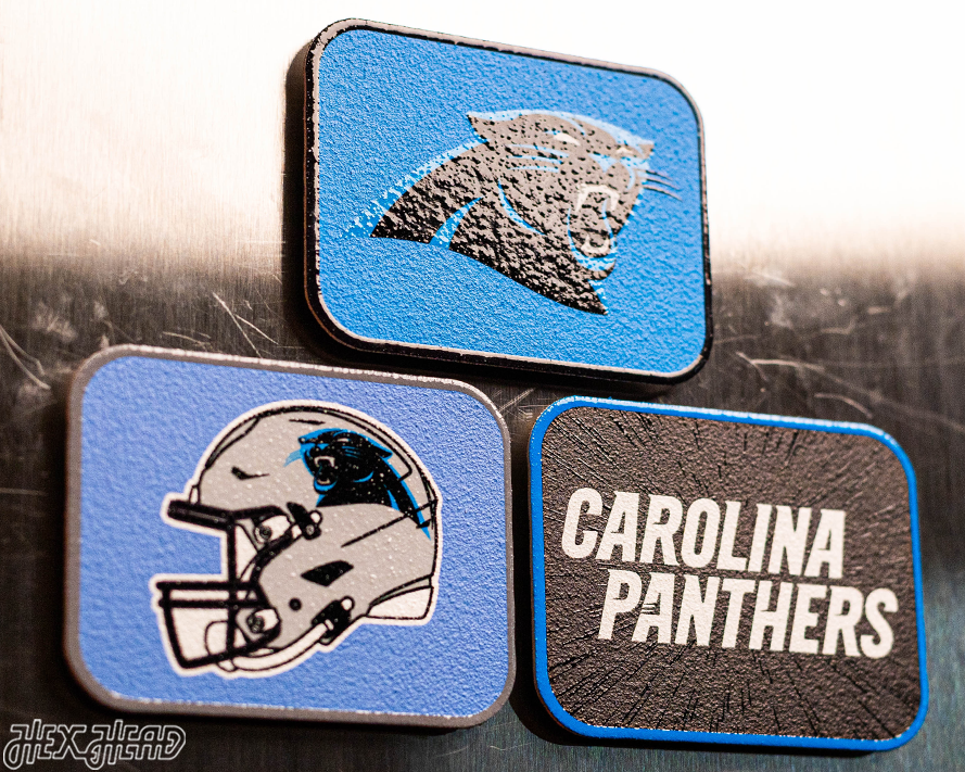 Carolina Panthers - SET of 3 Magnets