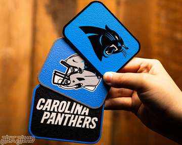 Carolina Panthers - SET of 3 Magnets