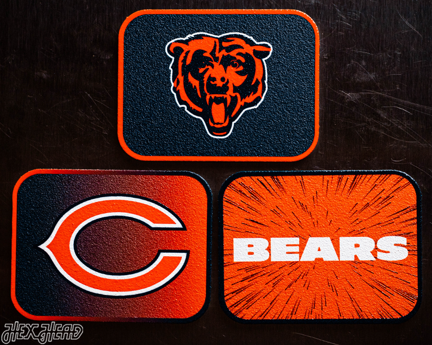 Chicago Bears - SET of 3 Magnets