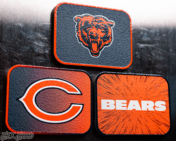 Chicago Bears - SET of 3 Magnets