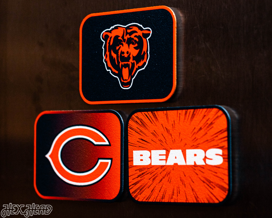 Chicago Bears - SET of 3 Magnets
