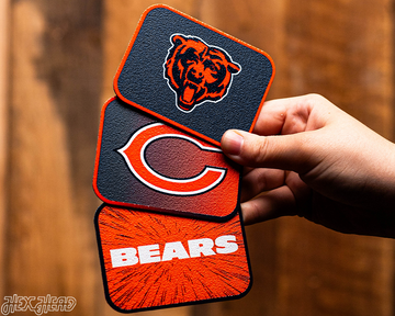 Chicago Bears - SET of 3 Magnets