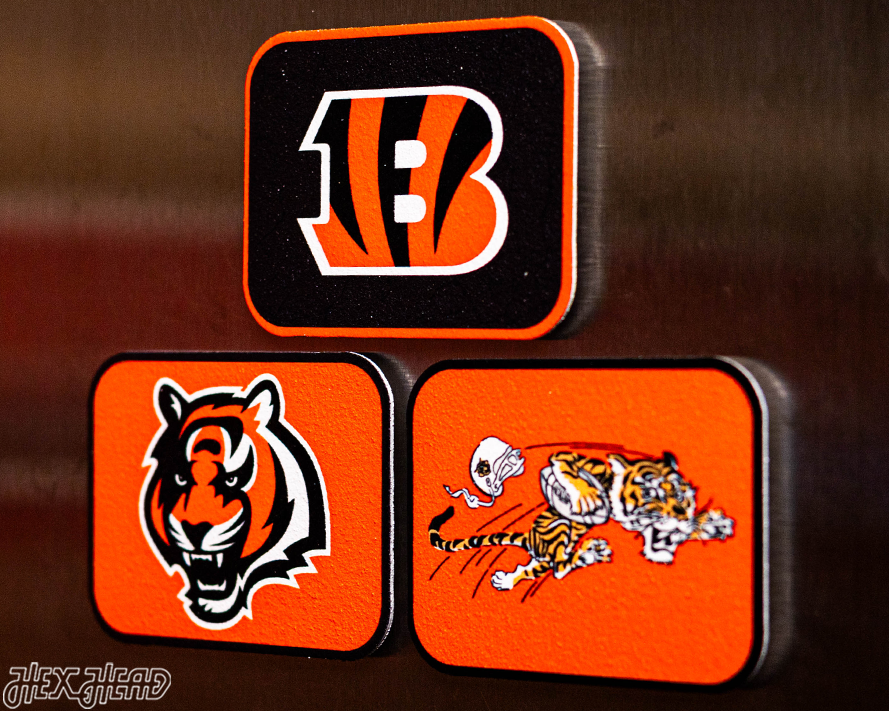 Cincinnati Bengals - SET of 3 Magnets