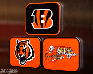 Cincinnati Bengals - SET of 3 Magnets