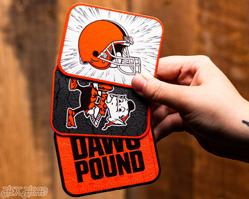 Cleveland Browns - SET of 3 Magnets
