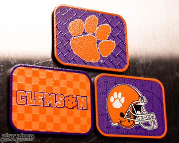 Clemson Tigers - SET of 3 Magnets