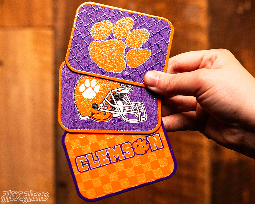 Clemson Tigers - SET of 3 Magnets