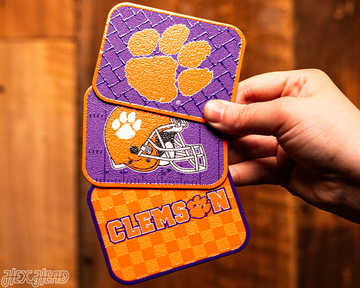 Clemson Tigers - SET of 3 Magnets