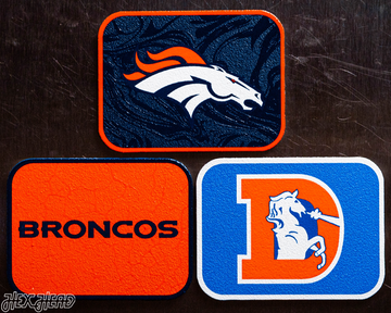 Denver Broncos - SET of 3 Magnets