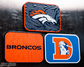 Denver Broncos - SET of 3 Magnets