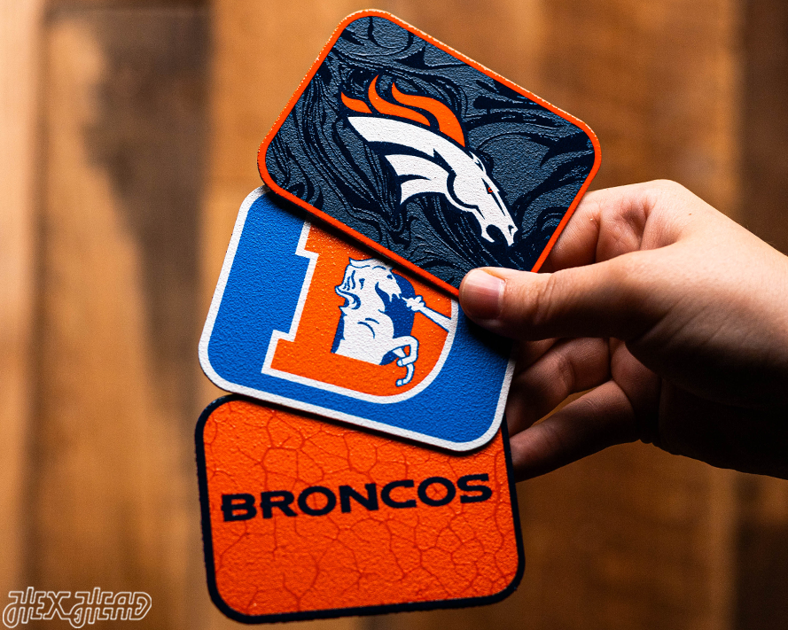 Denver Broncos - SET of 3 Magnets
