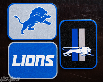Detroit Lions - SET of 3 Magnets