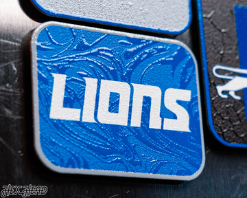 Detroit Lions - SET of 3 Magnets