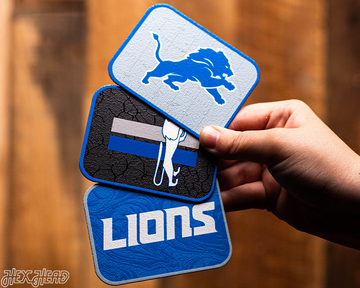 Detroit Lions - SET of 3 Magnets