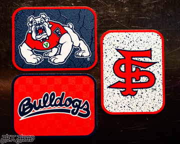 Fresno State Bulldogs - SET of 3 Magnets