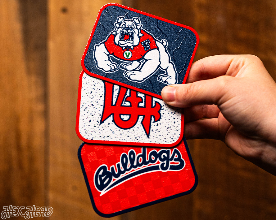 Fresno State Bulldogs - SET of 3 Magnets