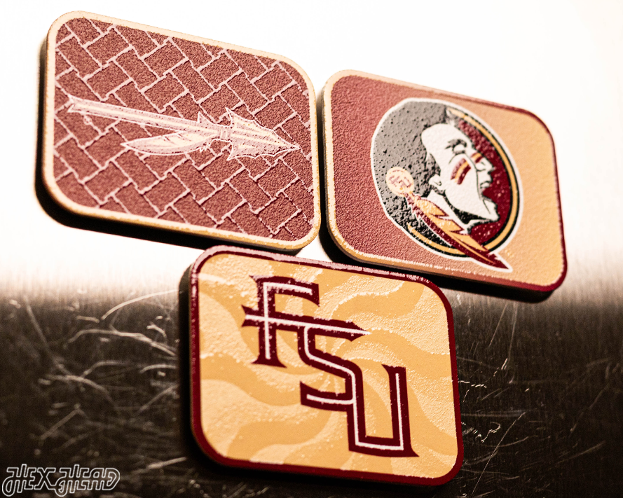 Florida State Seminoles - SET of 3 Magnets