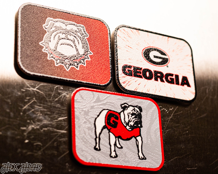 Georgia Bulldogs - SET of 3 Magnets