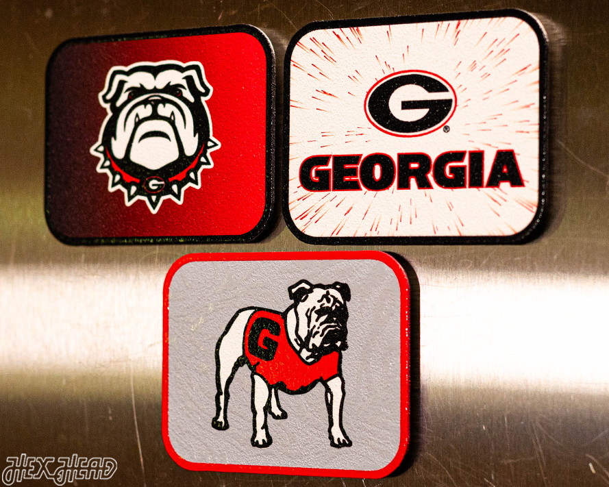 Georgia Bulldogs - SET of 3 Magnets