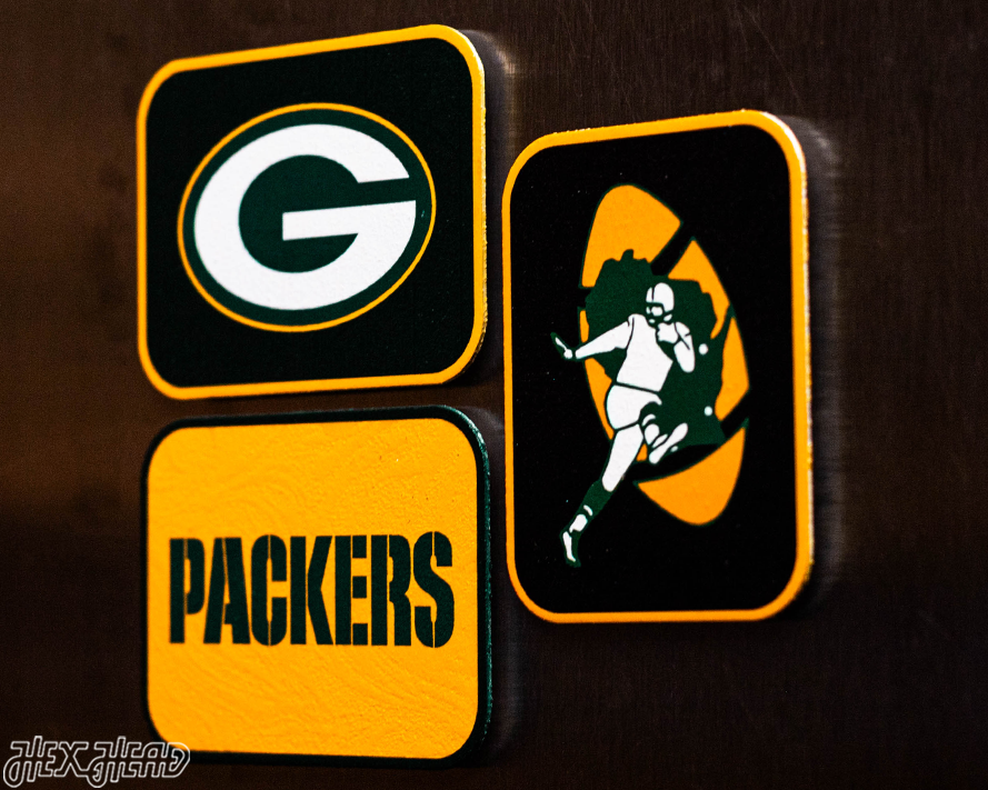 Green Bay Packers - SET of 3 Magnets