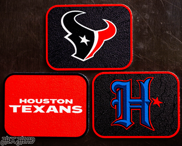 Houston Texans - SET of 3 Magnets