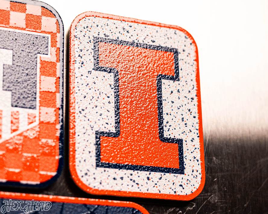Illinois Fighting Illini - SET of 3 Magnets