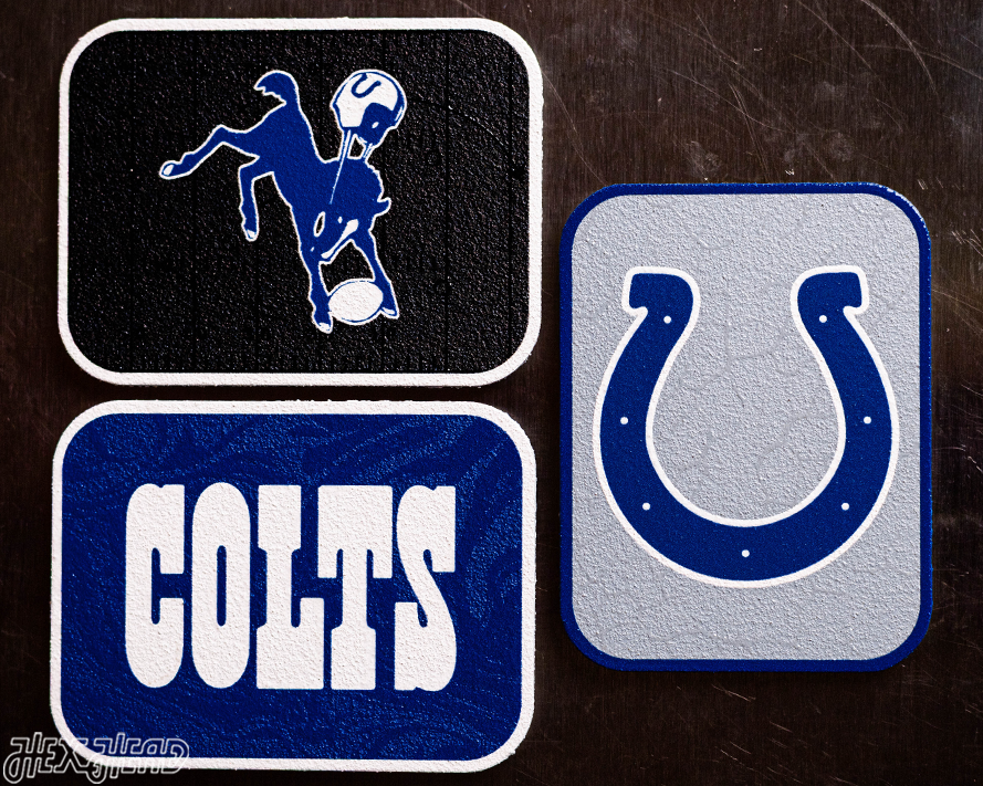 Indianapolis Colts - SET of 3 Magnets
