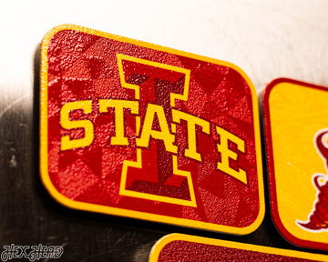 Iowa State Cyclones - SET of 3 Magnets
