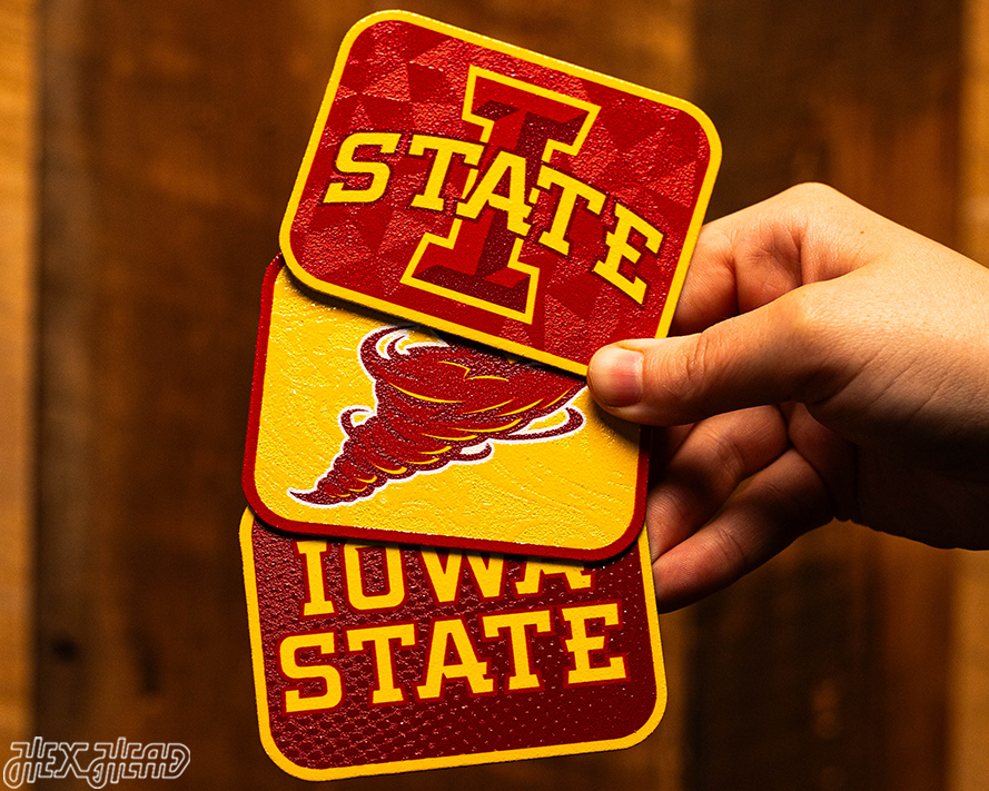 Iowa State Cyclones - SET of 3 Magnets