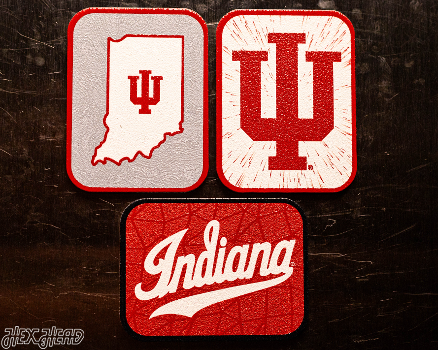 Indiana Hoosiers - SET of 3 Magnets