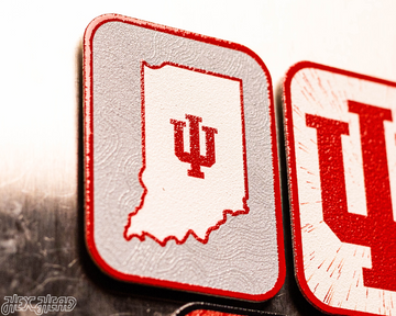 Indiana Hoosiers - SET of 3 Magnets