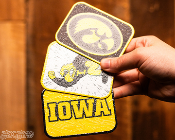 Iowa Hawkeyes - SET of 3 Magnets