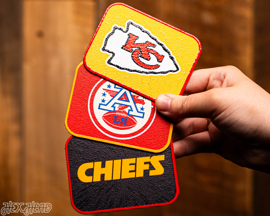 Kansas City Chiefs- SET of 3 Magnets