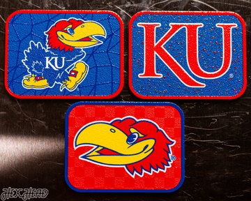 Kansas Jayhawks - SET of 3 Magnets