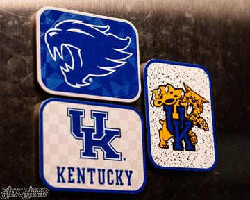 Kentucky Wildcats - SET of 3 Magnets