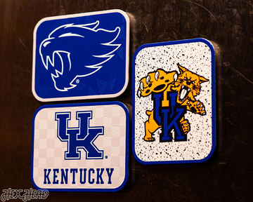 Kentucky Wildcats - SET of 3 Magnets
