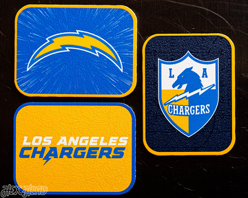 Los Angeles Chargers - SET of 3 Magnets
