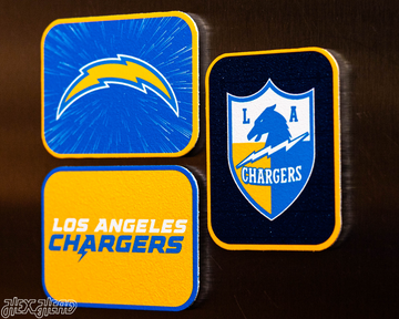 Los Angeles Chargers - SET of 3 Magnets