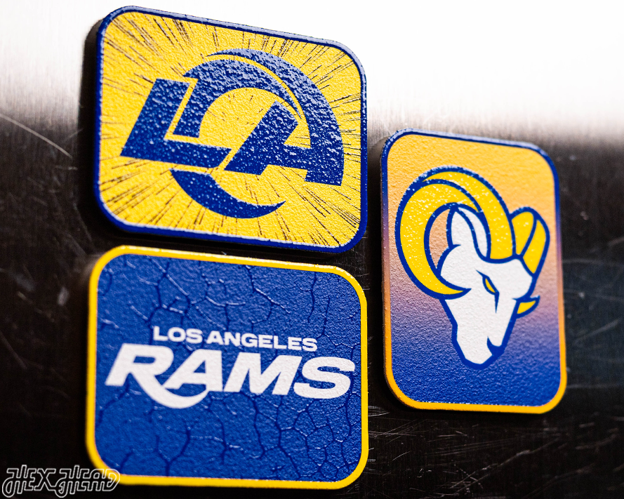 Los Angeles Rams - SET of 3 Magnets